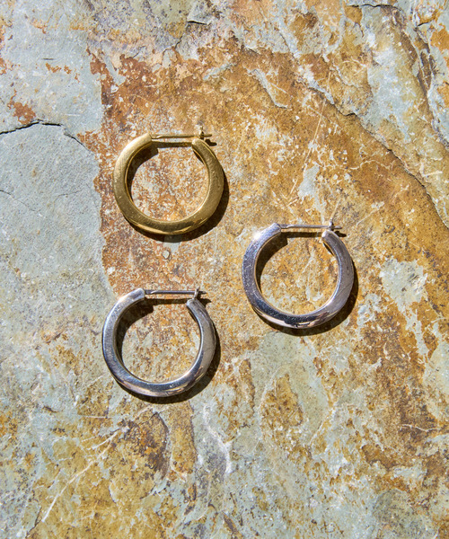 HARIM(ハリム)の「HARIM ハリム / THIN RAIN PIERCE catchless シルバー925スィンレインピアス キャッチレス オキシデーション 両耳用 / HRA061 SET OX(ピアス(両耳用)・メンズ・シルバー・FREE)」の10枚目の写真
