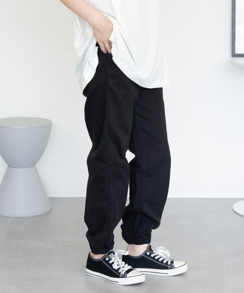 RCD(アールシーディー)の「ゆったりジョガーパンツ(チノパンツ・レディース・ベージュ/ライトカーキ/ブラック・M/L/LL/3L/4L)」の8枚目の写真