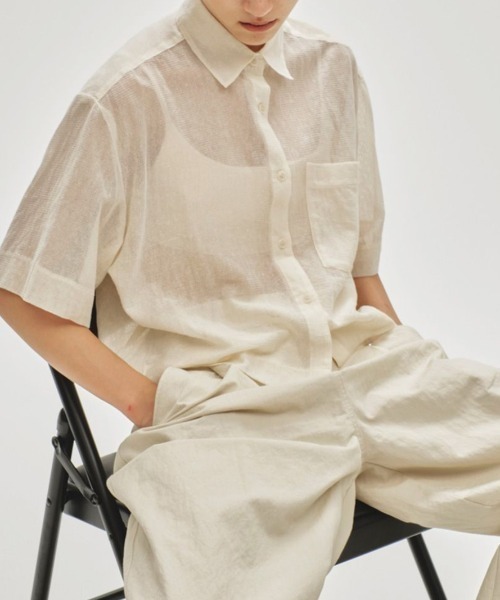 TODAYFUL - 完売商品♡todayfulブラウス セール】[TODAYFUL/トゥデイフル] メッシュ ショートシャツ