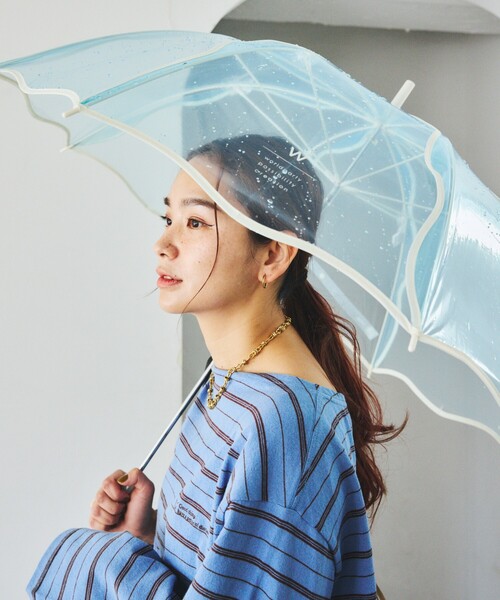 セール】Wpc./ダブリュピーシー ［ビニール傘］ウェービーアンブレラ