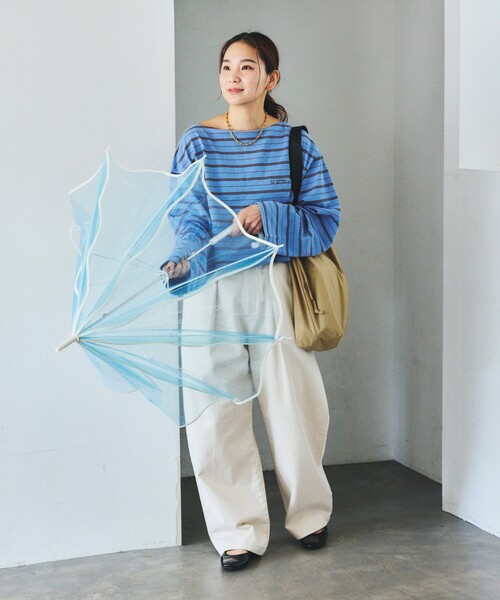 Wpc.（ダブリュピーシー）の「Wpc./ダブリュピーシー ［ビニール傘］ウェービーアンブレラ 雨傘 長傘（長傘・レディース・ブルー/ナチュラル/ブラウン/ラベンダー・ONE SIZE）」の20枚目の写真