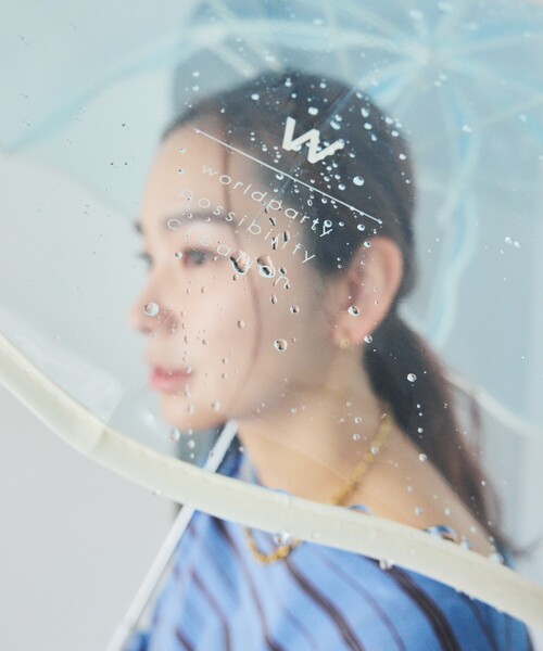 Wpc.（ダブリュピーシー）の「Wpc./ダブリュピーシー ［ビニール傘］ウェービーアンブレラ 雨傘 長傘（長傘・レディース・ブルー/ナチュラル/ブラウン/ラベンダー・ONE SIZE）」の12枚目の写真