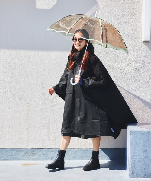 Wpc.（ダブリュピーシー）の「Wpc./ダブリュピーシー ［ビニール傘］ウェービーアンブレラ 雨傘 長傘（長傘・レディース・ブルー/ナチュラル/ブラウン/ラベンダー・ONE SIZE）」の11枚目の写真