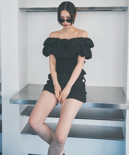 セール】ライトタックショートパンツ（その他パンツ）｜AND COUTURE