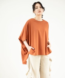 ロング ポンチョ Tシャツ/カットソー」に該当するレディースの