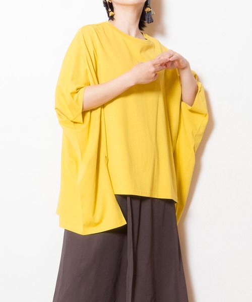 OSMOSIS(オズモーシス)の「ビッグプルオーバー(Tシャツ/カットソー・レディース・オレンジ系その他/ブラック/イエロー/ホワイト・ONE SIZE)」の3枚目の写真