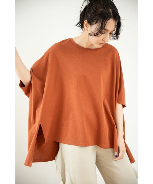 OSMOSIS(オズモーシス)の「ビッグプルオーバー(Tシャツ/カットソー・レディース・オレンジ系その他/ブラック/イエロー/ホワイト・ONE SIZE)」の7枚目の写真