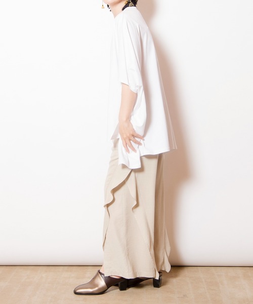 OSMOSIS(オズモーシス)の「ビッグプルオーバー(Tシャツ/カットソー・レディース・オレンジ系その他/ブラック/イエロー/ホワイト・ONE SIZE)」の13枚目の写真