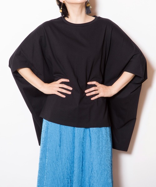 OSMOSIS(オズモーシス)の「ビッグプルオーバー(Tシャツ/カットソー・レディース・オレンジ系その他/ブラック/イエロー/ホワイト・ONE SIZE)」の20枚目の写真