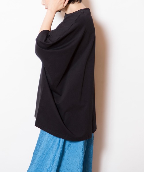 OSMOSIS(オズモーシス)の「ビッグプルオーバー(Tシャツ/カットソー・レディース・オレンジ系その他/ブラック/イエロー/ホワイト・ONE SIZE)」の21枚目の写真