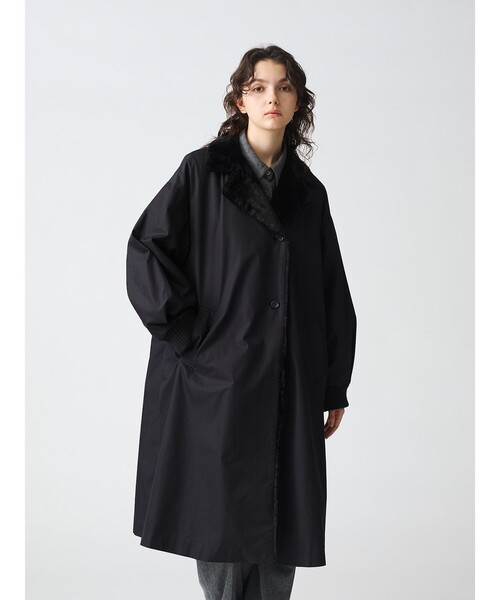 i884♪ ミズイロインド　バックボアコート mizuiro ind バックボアコート（その他アウター）｜mizuiroind