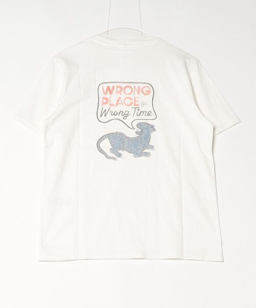 Nudie Jeans(ヌーディージーンズ)の「Nudie Jeans/ヌーディージーンズ Joni Wrong Place T-Shirt / 無地Tシャツ / Offwhite(Tシャツ/カットソー・レディース・オフホワイト・M/S/XS)」の2枚目の写真