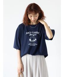 Lugnoncure | ハンバーガーモチーフプリントTシャツ(Tシャツ/カットソー)