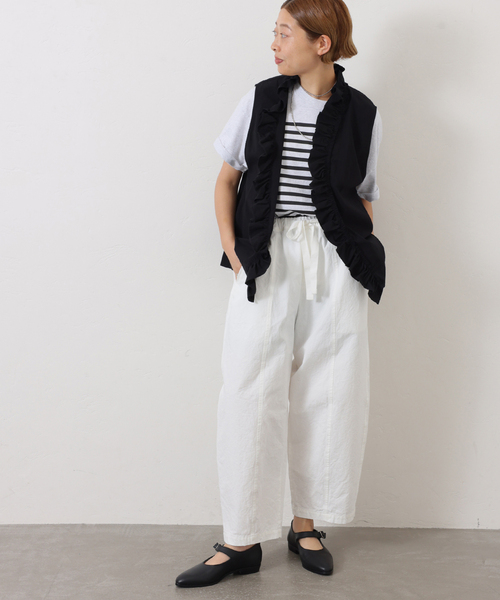 ジャーナルスタンダード ラックス　リネンダンガリー フリルジレ luxe】今週のオリジナル新作まとめ｜journal standard luxe