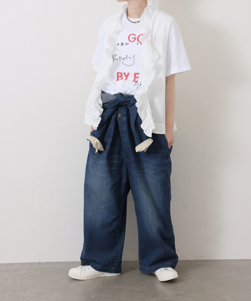 journal standard luxe リネンダンガリー フリルジレ journal standard luxe リネンダンガリー フリルジレ luxe】今週