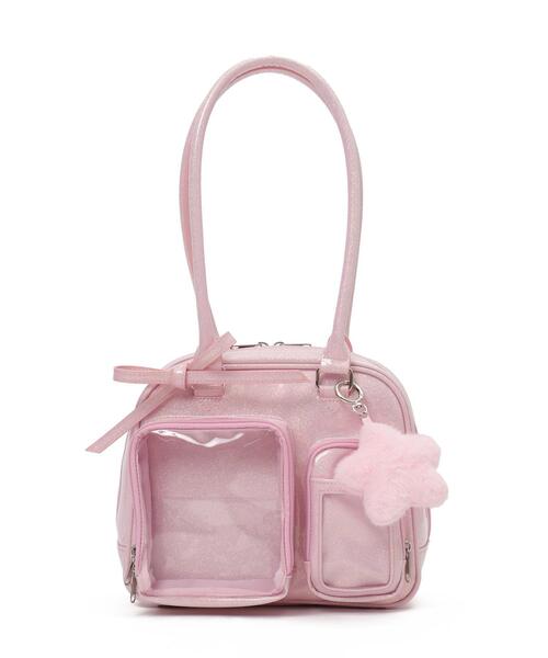 WEGO(ウィゴー)の「WEGO/きらふわティンクルぬい痛ボストンバッグ(トートバッグ・レディース・ホワイト/ピンク/ライトパープル/イエロー・FREE)」の19枚目の写真