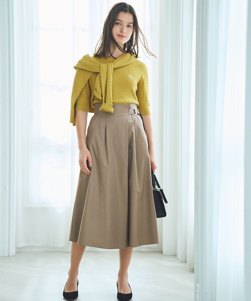 新品⭐️タグ付き❤️S サイズ ANEW レディース　スカート ベージュ WOMEN SKIRT