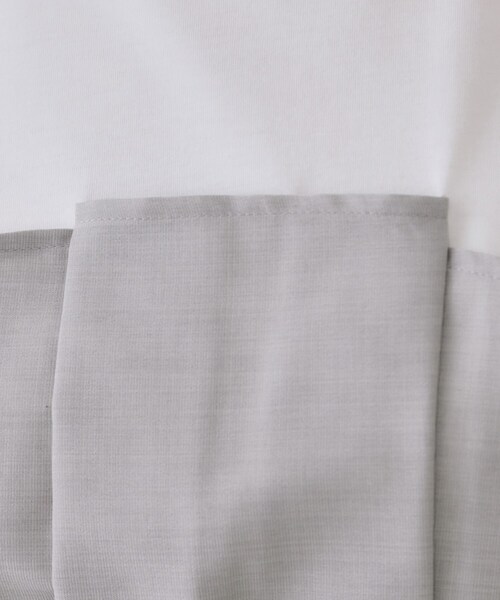 OPAQUE.CLIP（オペークドットクリップ）の「タックビスチェドッキングカットソー【洗濯機洗い可】（Tシャツ/カットソー・レディース・グレー系4/ブラック系4/ベージュ系4・38/40/42）」の7枚目の写真