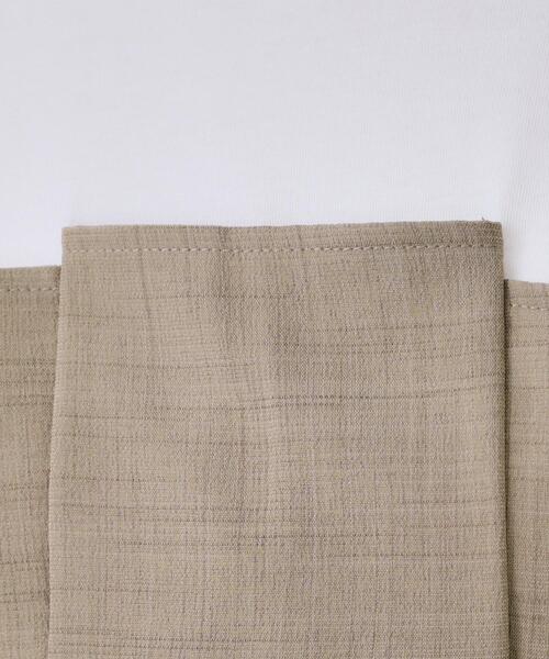 OPAQUE.CLIP（オペークドットクリップ）の「タックビスチェドッキングカットソー【洗濯機洗い可】（Tシャツ/カットソー・レディース・グレー系4/ブラック系4/ベージュ系4・38/40/42）」の15枚目の写真