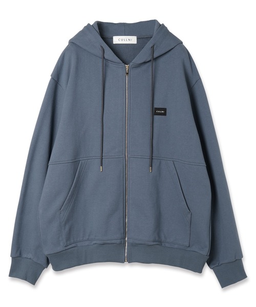 CULLNI（クルニ）の「French Terry Embroidery Patch Zip Up Hoodie（パーカー・メンズ・ホワイト/ラベンダー/ブルー/ブラック・1/0/2）」の4枚目の写真