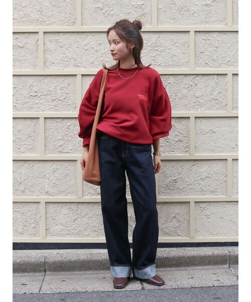 Ungrid（アングリッド）の「ドッグプリントルーズスウェット（スウェット・レディース・チャコールグレー/ライトグレー/レッド・SMALL/MEDIUM）」の12枚目の写真