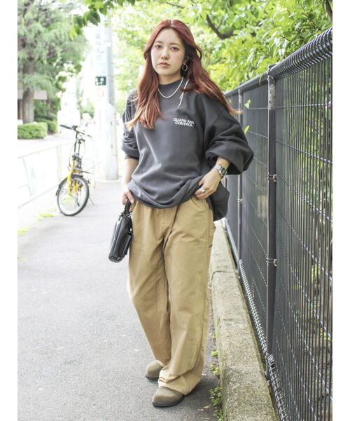 Ungrid（アングリッド）の「ドッグプリントルーズスウェット（スウェット・レディース・チャコールグレー/ライトグレー/レッド・SMALL/MEDIUM）」の20枚目の写真