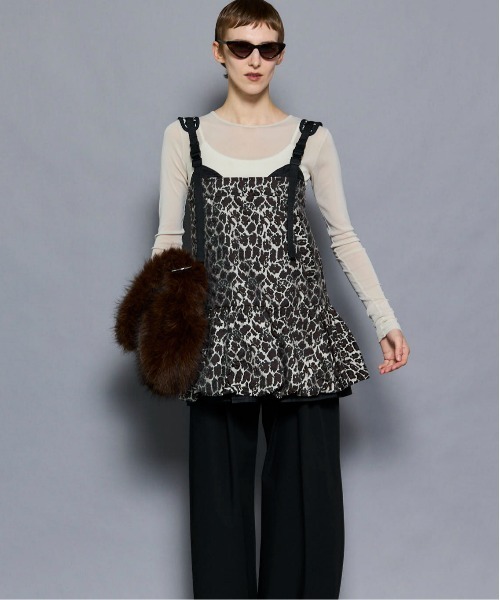 Jacquard Balloon Tunic/ジャガードバルーンチュニック【MAISON