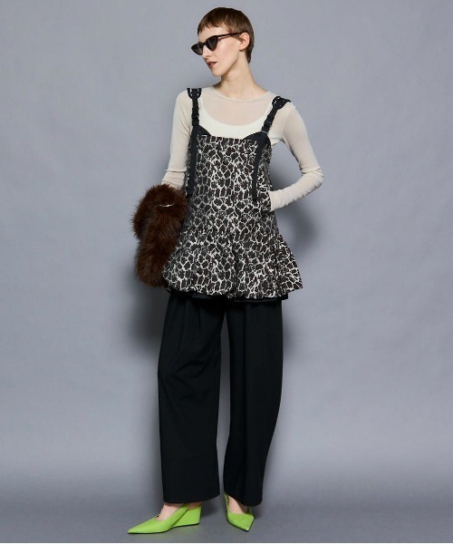 Jacquard Balloon Tunic/ジャガードバルーンチュニック【MAISON