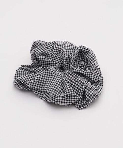 WEGO（ウィゴー）の「WEGO/ギンガムチェックシュシュ（シュシュ・レディース・サックスブルー/ライトピンク/ブラック/ライトパープル/レッド・FREE）」の7枚目の写真