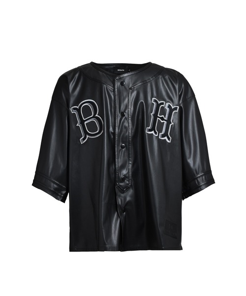 BREATH(ブレス)の「FAUX LEATHER BH BASEBALL SHIRT(その他トップス・メンズ・ブラック・MEDIUM/LARGE/X-LARGE)」の6枚目の写真