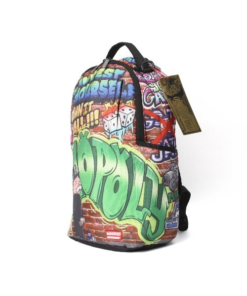 セール】【SPRAY GROUND / スプレーグラウンド】MONOPOLY MAN GRAFFITI