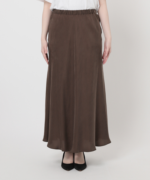 追加》ウォッシャブルキュプラフレアスカート（スカート）｜Spick