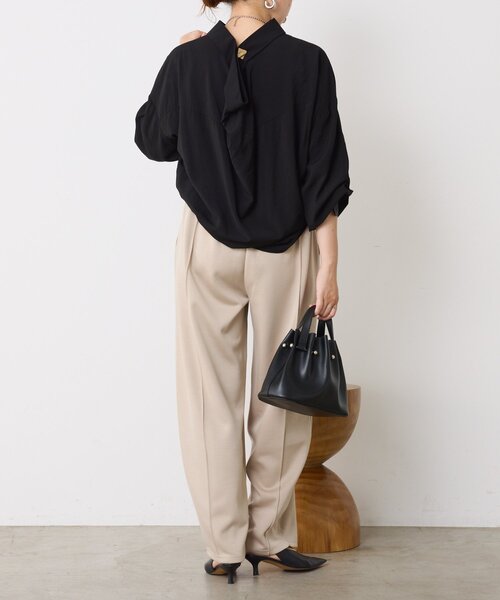 Jena espace merveilleux(ジェナ エスパスメルヴェイユ)の「ダンボールカーブパンツ(その他パンツ・レディース・チャコールグレー/ブラック/ベージュ・FREE)」の19枚目の写真