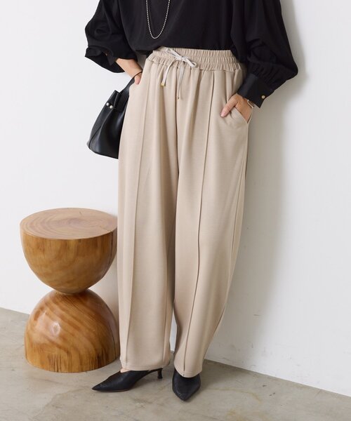 Jena espace merveilleux(ジェナ エスパスメルヴェイユ)の「ダンボールカーブパンツ(その他パンツ・レディース・チャコールグレー/ブラック/ベージュ・FREE)」の17枚目の写真