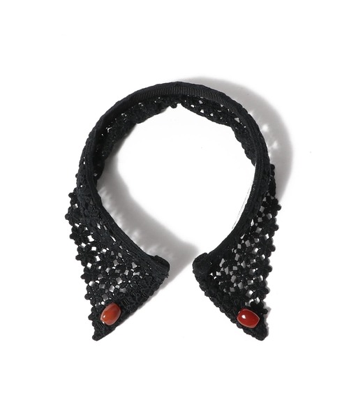 La Maison de Lyllis（メゾンドリリス）の「La Maison de Lyllis / SHANA ヘアバンド（ヘアバンド・レディース・ホワイト/ブラック・FREE）」の2枚目の写真