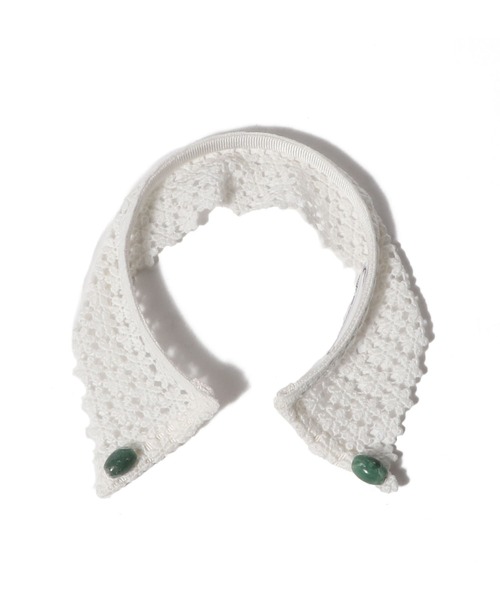 La Maison de Lyllis（メゾンドリリス）の「La Maison de Lyllis / SHANA ヘアバンド（ヘアバンド・レディース・ホワイト/ブラック・FREE）」の5枚目の写真