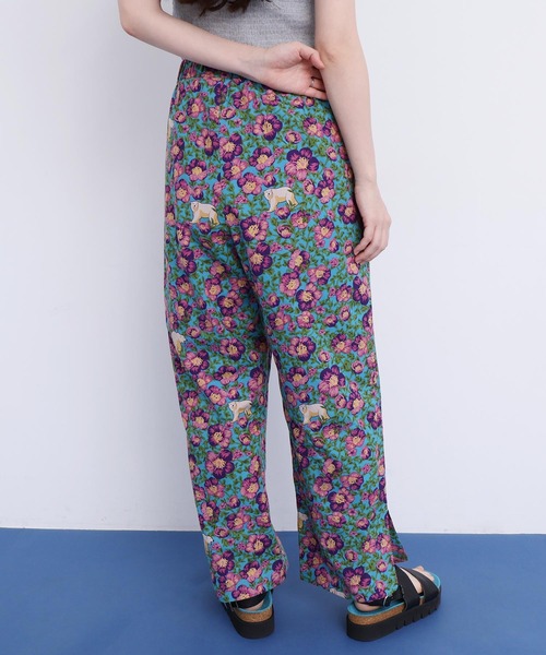 I am I in fact...（アイアムアイインファクト）の「●Arctic Flower スリットパンツ（その他パンツ・レディース・チャコールグレー/グリーン・FREE）」の12枚目の写真