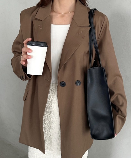 MYMOOD.（マイムード）の「【A4収納可能】スクエア自立PUトートバッグ（トートバッグ・レディース・ベージュ/ダークブラウン/ブラック・FREE）」の19枚目の写真