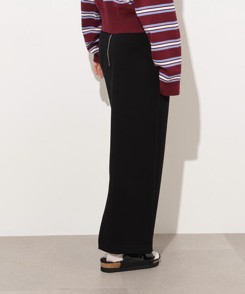 N.（N. Natural Beauty Basic）（エヌエヌナチュラルビューティーベーシック）の「スウェットライクナローマキシスカート（スカート・レディース・テラコッタ/ブラック/杢グレー・MEDIUM）」の14枚目の写真