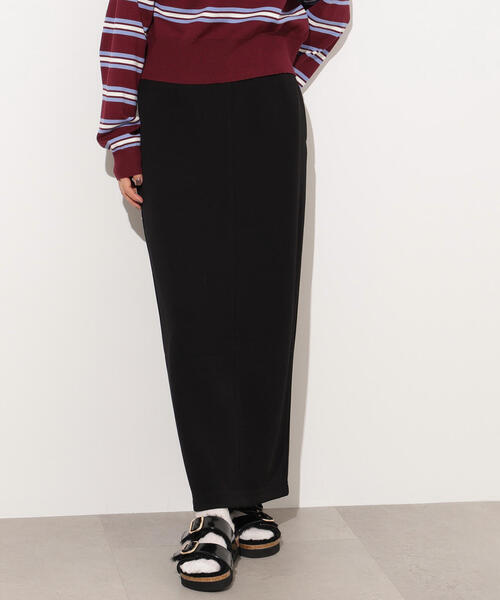 N.（N. Natural Beauty Basic）（エヌエヌナチュラルビューティーベーシック）の「スウェットライクナローマキシスカート（スカート・レディース・テラコッタ/ブラック/杢グレー・MEDIUM）」の18枚目の写真