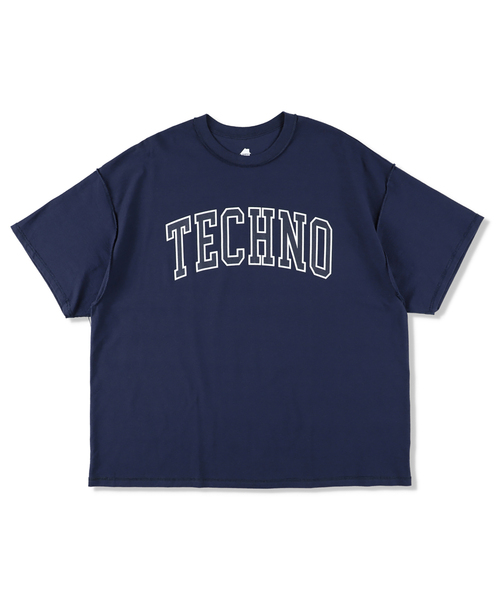 is-ness（イズネス）の「ISNESS MUSIC / イズネス ミュージック TECHNO T-SHIRT（Tシャツ/カットソー・メンズ・ネイビー/ホワイト/グリーン・FREE）」の2枚目の写真