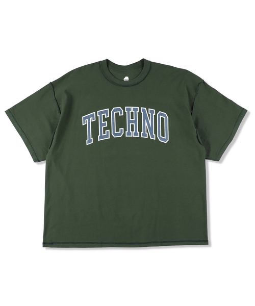 is-ness（イズネス）の「ISNESS MUSIC / イズネス ミュージック TECHNO T-SHIRT（Tシャツ/カットソー・メンズ・ネイビー/ホワイト/グリーン・FREE）」の3枚目の写真