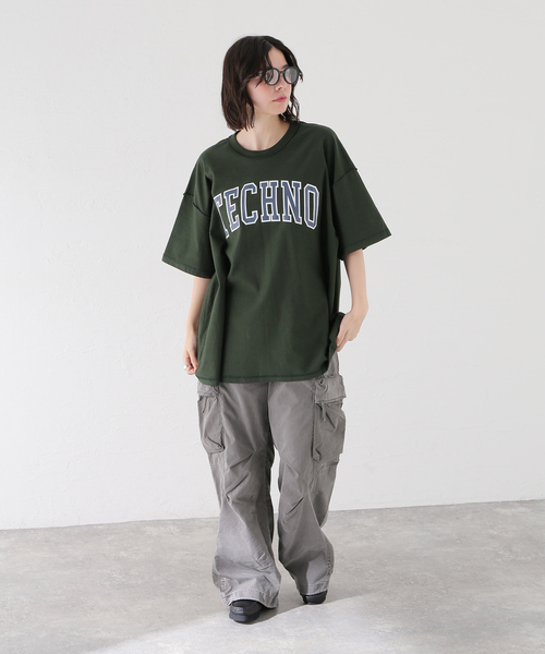 is-ness（イズネス）の「ISNESS MUSIC / イズネス ミュージック TECHNO T-SHIRT（Tシャツ/カットソー・メンズ・ネイビー/ホワイト/グリーン・FREE）」の7枚目の写真