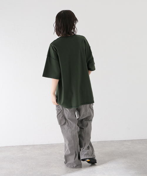 is-ness（イズネス）の「ISNESS MUSIC / イズネス ミュージック TECHNO T-SHIRT（Tシャツ/カットソー・メンズ・ネイビー/ホワイト/グリーン・FREE）」の9枚目の写真