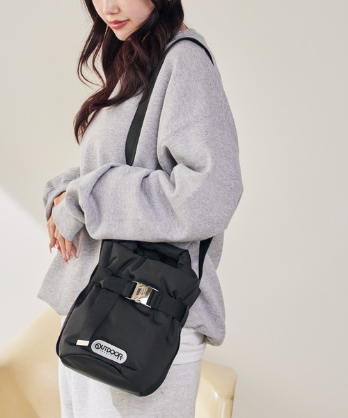 OUTDOOR PRODUCTS（アウトドアプロダクツ）の「OUTDOOR PRODUCTS/アウトドアプロダクツ 2Way Belt Tote(SS) トートバッグ（トートバッグ・レディース・ブラウン/チャコール/ブラック・FREE）」の2枚目の写真