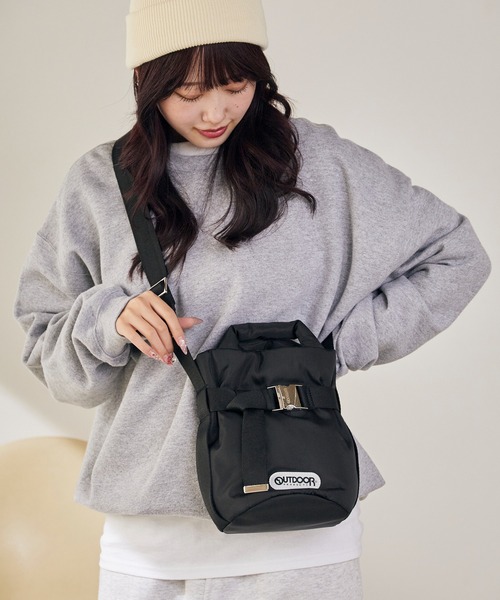 OUTDOOR PRODUCTS（アウトドアプロダクツ）の「OUTDOOR PRODUCTS/アウトドアプロダクツ 2Way Belt Tote(SS) トートバッグ（トートバッグ・レディース・ブラウン/チャコール/ブラック・FREE）」の5枚目の写真