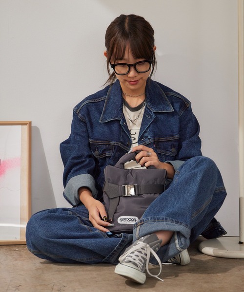 OUTDOOR PRODUCTS（アウトドアプロダクツ）の「OUTDOOR PRODUCTS/アウトドアプロダクツ 2Way Belt Tote(SS) トートバッグ（トートバッグ・レディース・ブラウン/チャコール/ブラック・FREE）」の9枚目の写真