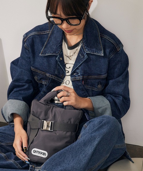 OUTDOOR PRODUCTS（アウトドアプロダクツ）の「OUTDOOR PRODUCTS/アウトドアプロダクツ 2Way Belt Tote(SS) トートバッグ（トートバッグ・レディース・ブラウン/チャコール/ブラック・FREE）」の10枚目の写真