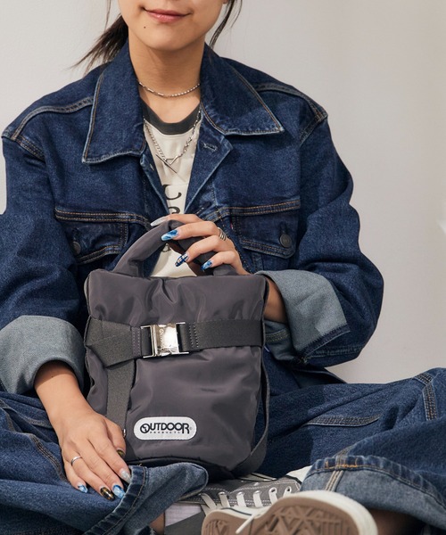 OUTDOOR PRODUCTS（アウトドアプロダクツ）の「OUTDOOR PRODUCTS/アウトドアプロダクツ 2Way Belt Tote(SS) トートバッグ（トートバッグ・レディース・ブラウン/チャコール/ブラック・FREE）」の11枚目の写真