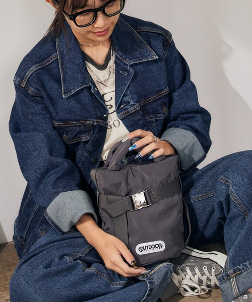 OUTDOOR PRODUCTS（アウトドアプロダクツ）の「OUTDOOR PRODUCTS/アウトドアプロダクツ 2Way Belt Tote(SS) トートバッグ（トートバッグ・レディース・ブラウン/チャコール/ブラック・FREE）」の12枚目の写真